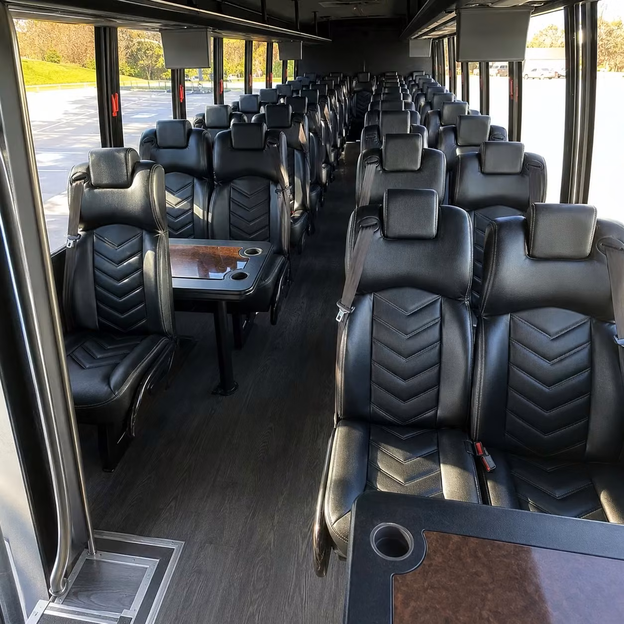 25 passenger minibus interior