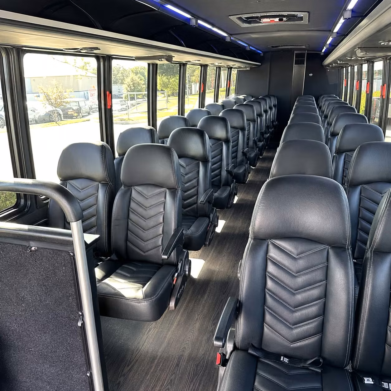 35 passenger minibus inside