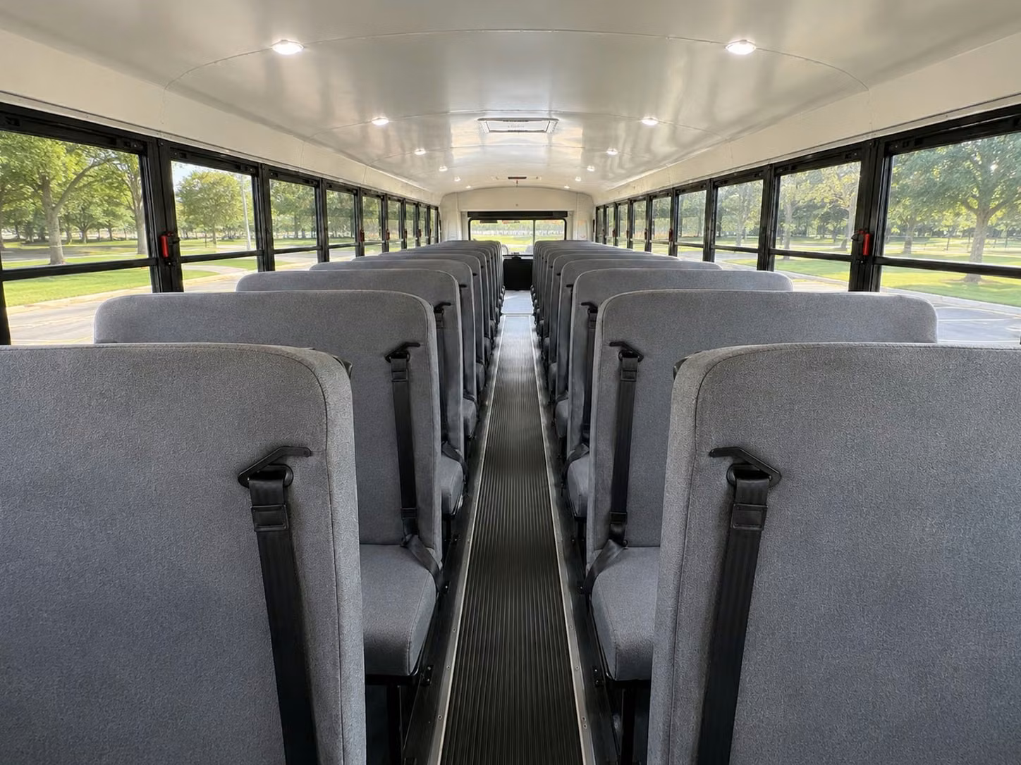 school bus interior